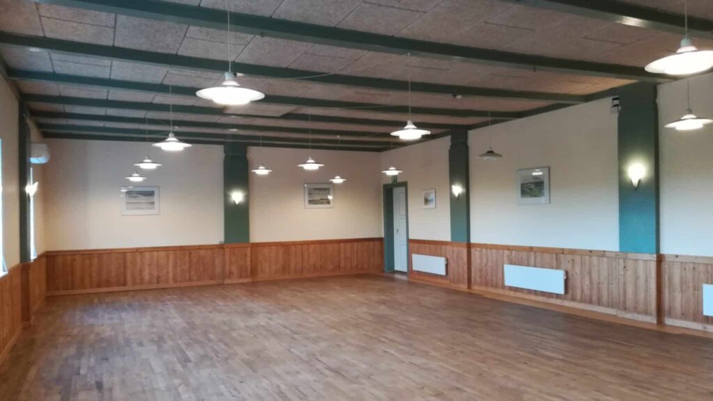 Blære Forsamlingshus, den store sal